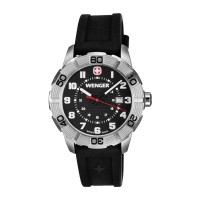 Wenger Wenger Sport Watch - Roadster Black Dial Black Silicone Strap 0851.101