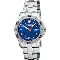 Wenger Platoon Blue Dial Stainless Steel Bracelet 0921.104