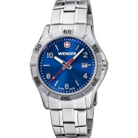 Wenger Platoon Blue Dial Stainless Steel Bracelet 0941.104
