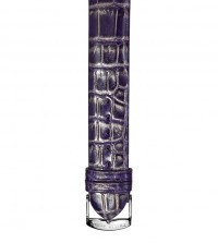 Purple Metallic Alligator Strap
