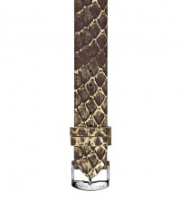Gold & Grey Snake Strap