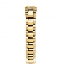 Yellow Gold Plated Bracelet with Diamond Links
