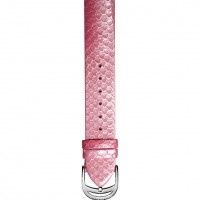 Glamour Raspberry Python Strap