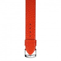 Grainy Tangerine & Orange Calf Strap
