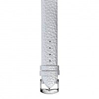 Grainy Platinum Calf Strap