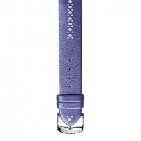 Purple & Silver Pashmina Calf Leather Strap