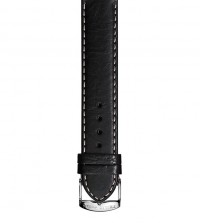 Black Stitch Calf Leather Strap