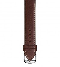 Dark Brown Stitch Calf Leather Strap