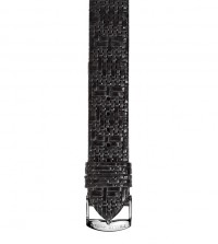 Black Woven Calf Strap