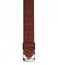 Brown Woven Calf Strap