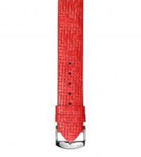 Red Woven Calf Strap