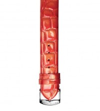 Red Patent Print Gator Strap