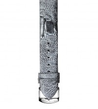 Gun Metal Ostrich Strap