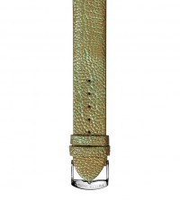 Green Metallic Ostrich Strap