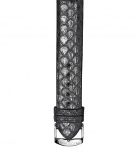 Black Metallic Snake Strap