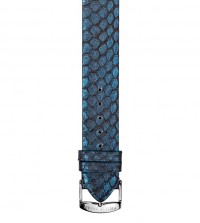 Navy Metallic Snake Strap