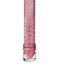 Silver & Pink Snake Strap