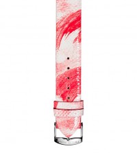 Coral & White Karung Strap