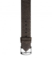 Brown Metallic Lizard Strap