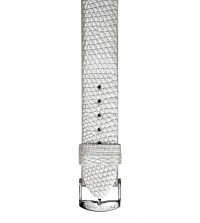 White Metallic Lizard Strap