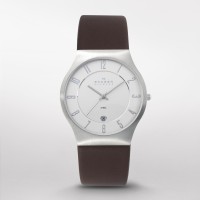 Skagen Grenen Stainless Steel Leather