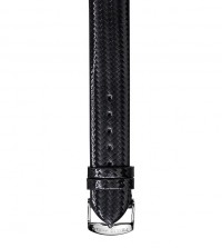 Black Ballistic Leather Strap