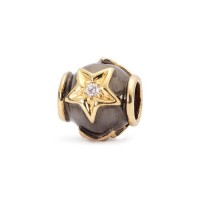 Trollbeads Stars Bead Gold and Diamond