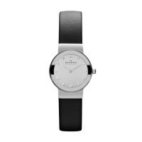 Skagen Freja Stainless Steel Leather