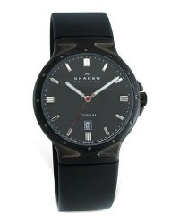 Skagen Black Leather
