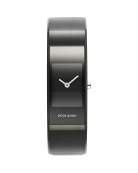 Jacob Jensen Eclipse Black Stainless Steel Black Dial Bangle Women's Watch 443