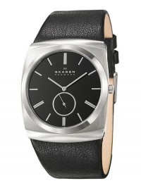 Skagen Elegant Black Leather