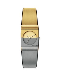 Jacob Jensen Classic Gold & Grey Titanium & Rubber Band Women's Watch 523