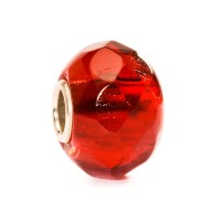 Trollbeads Bright Red Prism Bead
