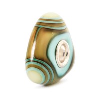 Trollbeads Aqua Edge Triangle Bead