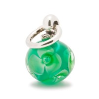 Trollbeads Green Flower Tassel Bead