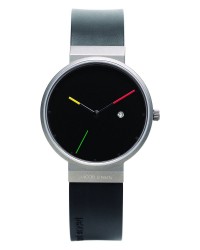 Jacob Jensen Titanium Series Black Dial Men's Watch 640