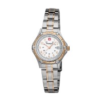 Wenger Standard Issue Ladies White Dial Bi-Color Bracelet 70609