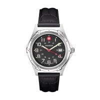 Wenger Standard Issue XL Charcoal Dial Black Leater Strap 73115
