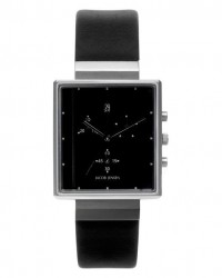 Jacob Jensen Rectangular Series Stainless Steel Black Dial Men's Watch 805