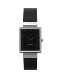 Jacob Jensen Rectangular Series Stainless Steel Black Dial Women's Watch 875