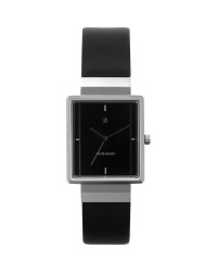 Jacob Jensen Rectangular Series Stainless Steel Black Dial Women's Watch 895