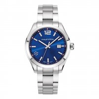 Philip Stein Traveler Blue Dial Men's Watch 92-CBL-SS
