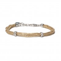 GOLDEN COLOUR MULTISTRAND BRACELET br-diva00a
