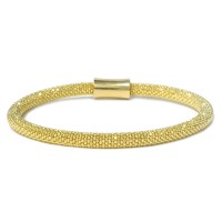 Yellow gold plated 925 silver bracelet br-rif00y