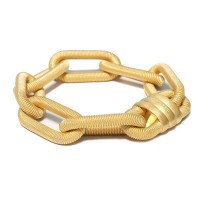 Yellow gold plated 925 silver bracelet brag408rg-yellow