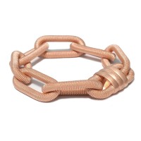 Rose gold plated 925 silver bracelet brag408rg-rosè