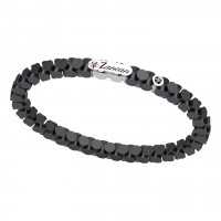 Zancan Bracelet Steel Black Spinel Black Ceramic EHB186