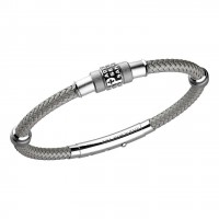 Zancan Sterling Silver Grey Bracelet EXB582-GR