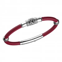 Zancan Sterling Silver Red Bracelet EXB582-RB