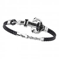 Zancan Sterling Silver Anchor Bracelet EXB648-N